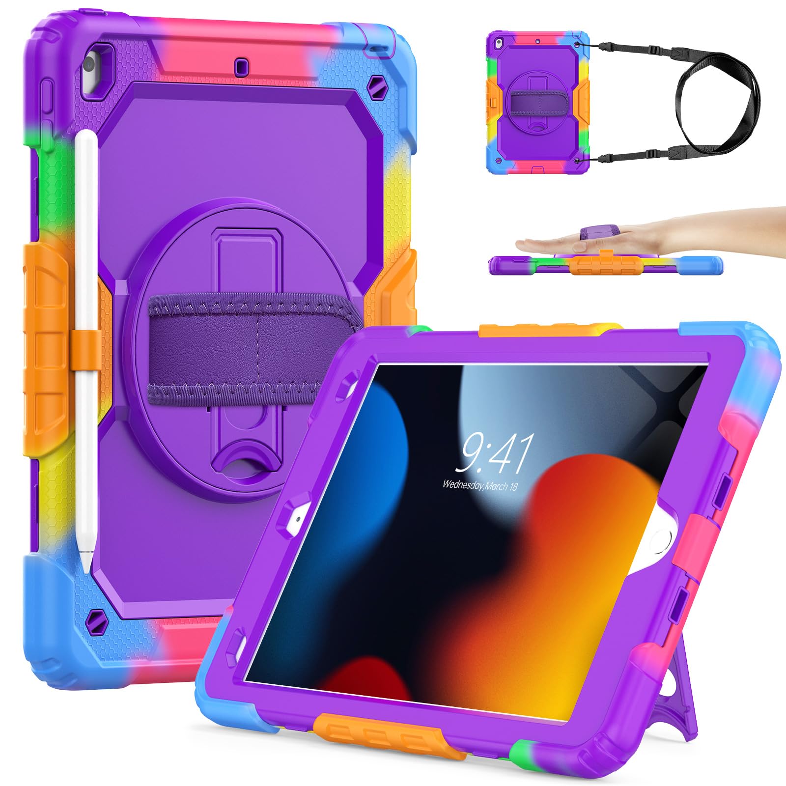Amazon.com: SIBEITU Case Compatible with iPad 9th/8th/7th